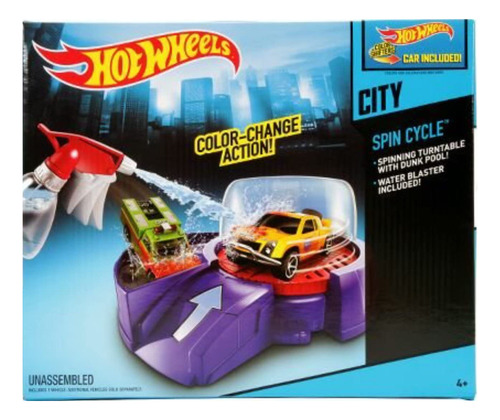 Hot Wheels Color Shifters Ciclo De Centrifugado Deluxe Plays