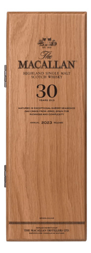Pack De 2 Whisky The Macallan Sherry Oak 30 Años 700 Ml