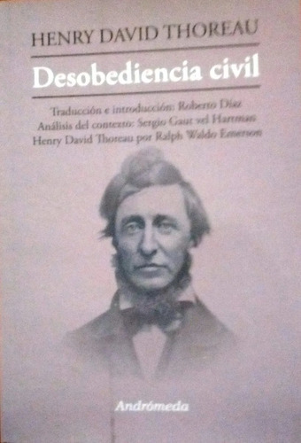 Desobediencia Civil  Henry Thoreau  Andrmeda Oiuuuys