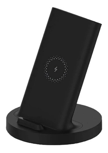 Cargador Xiaomi Mi Wireless Stand Inalámbrico 20w + Cable C Negro