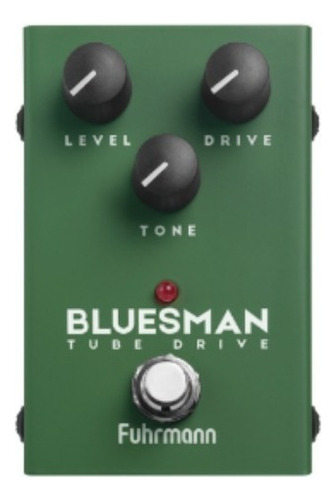 Pedal De Tube Drive Fuhrmann P/ Guitarra Bluesman Td20 Verde Cor Verde-escuro