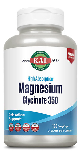 Kal Glicinato De Magnesio 350 Mg, 160 Ct