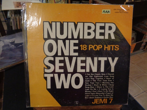 Pop Hits Number One Seventy Two Usa  Disco Lp Vinilo O