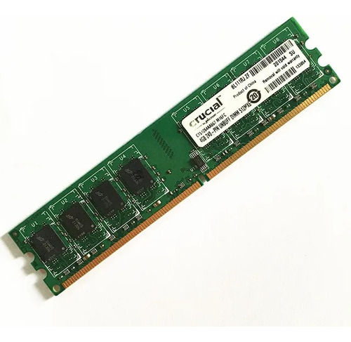 Memoria Ram Crucial 2gb Ddr2 Dimm Pc Escritorio