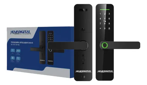 Fechadura Eletrônica Inteligente Wifi Novadigital Shine Biometria...