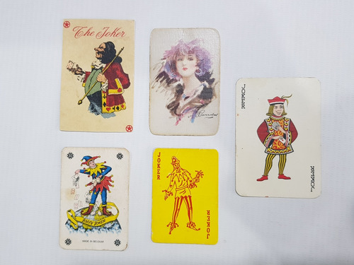 Antiguas Cartas Póker Miniatura Lote X 5 Mag 58852