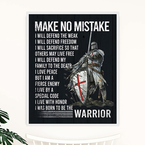 I Will Defend -born To Be The Warrior Inspirational Quotes W