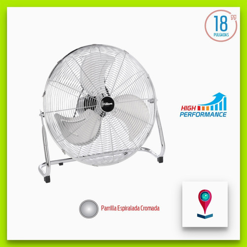 Liliana Vtfm18 Turboventilador 18 PuLG Aspas De Metal 3 Vel