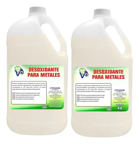 Desoxidante Para Metales Quita Oxido Vitraquim 8 L | Envío gratis