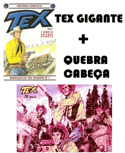 Tex Gigante + Quebra Cabeça
