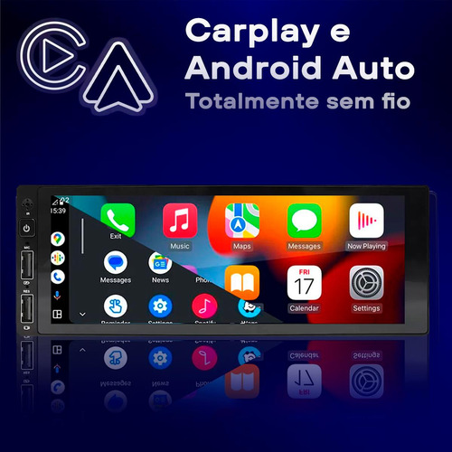 Kit Multimidia Android 1 Din Toyota Etios 13 15 17 18 19 20