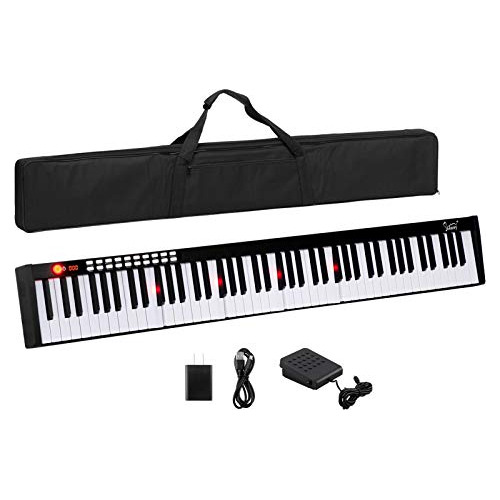 Piano Digital De 88 Teclas, Teclado Electrónico Sensib...