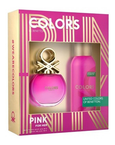 Colors Pink For Her / Estuche / Benetton
