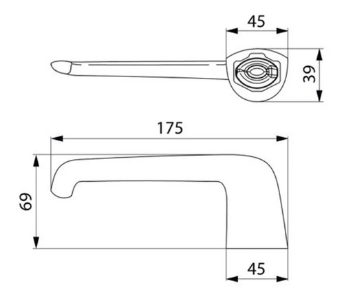 Imagen 2 de 4 de Portarrollo Fv Epuyen 0167/l2 Cromo Accesorio Baño