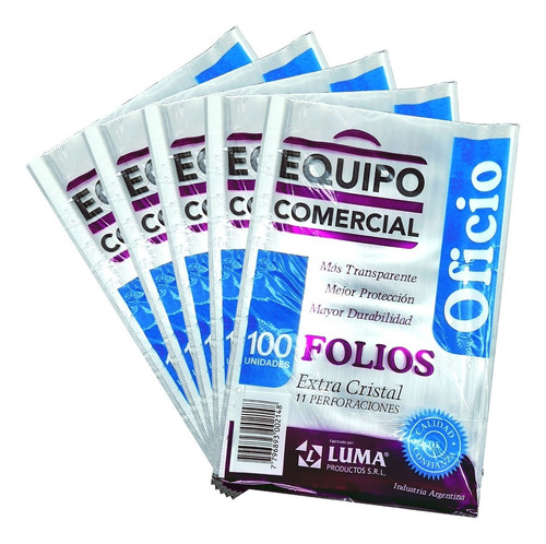Folios Oficio Luma Comercial X 500
