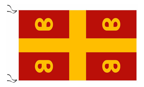 Bandera Medieval Imperio Bizantino 90 X 150cm