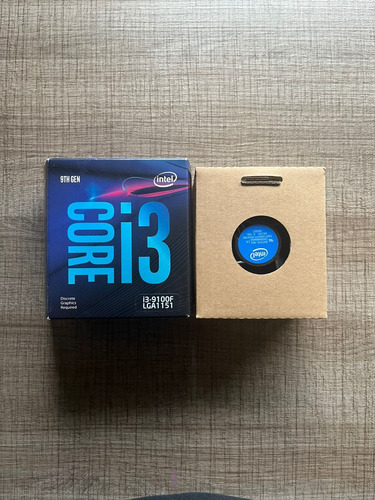 Procesador Intel Core I3-9100f (Usado)