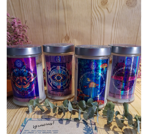 Velas Intencionadas Kit De 4 Piezas