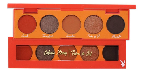 Paleta De Sombras Jaspe Coleção Stones Playboy