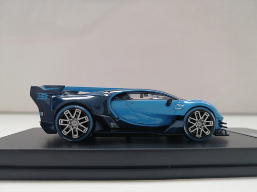 Mj Model Bugatti Vision Grand Turismo Escala 1:64 Azul Claro (Usado)