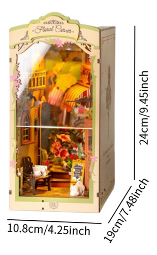 Kit De Bricolaje Con Sujetalibros De Madera Para Casa De