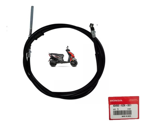 Chicote / Cable De Freno Trasero Para Honda Dio Original