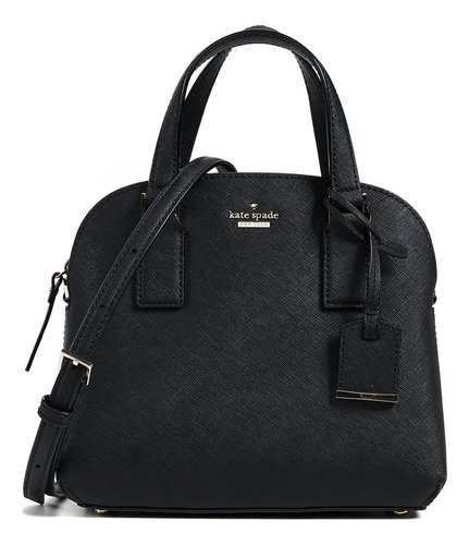 Kate Spade New York Lottie Satchel Pequeño Para Mujer, Negro