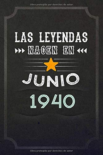 Las Leyendas Nacen En Junio 1940: Regalo De Cumpleaños Nacid