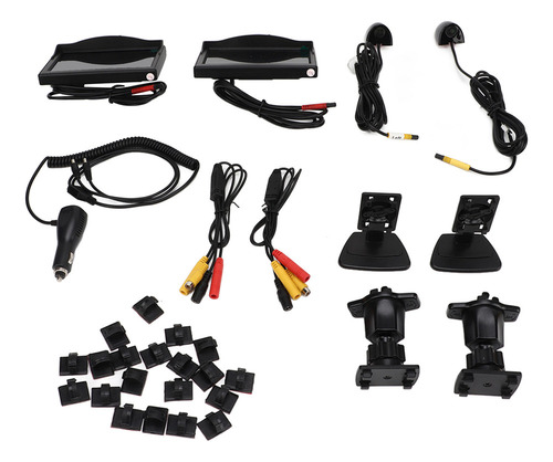 * Kit De Sistema De Cámara De Respaldo, Monitor Lcd Tft De