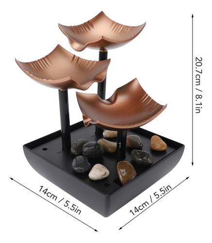 / Fuente De Agua De Mesa Fuente De Escritorio De 3 Niveles