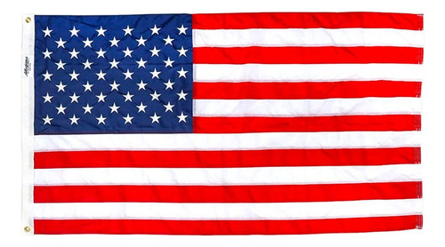Bandera Estadounidense De 3 X 5 Pies, Tela De Nailon