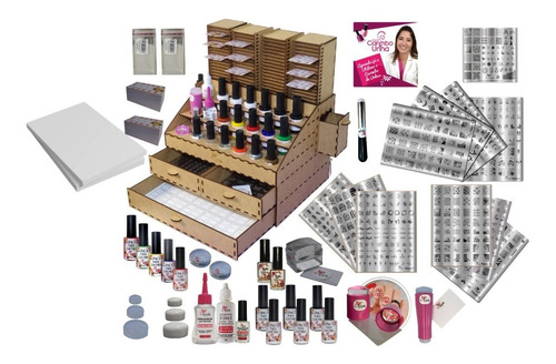 Kit Faça Você Adesivos De Unhas Artesanais, Surpreenda-se
