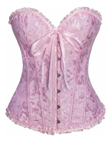 Corset Rosado, Modelador, Faja, Fiesta