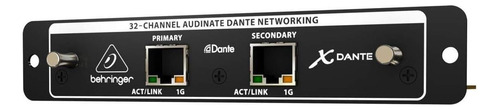 Behringer X-dante: Interfaz De Audio Digital Con Dante