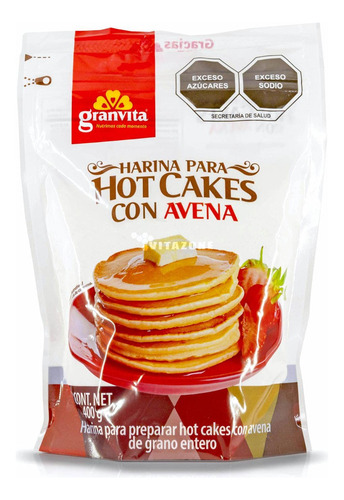 Harina Para Hotcakes Granvita Con Avena 400 G