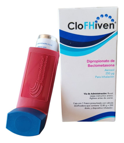 Clofhiven  Frasco Presurizado Y Dispositivo Inhalador