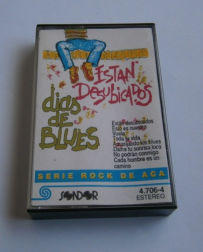 Días De Blues - Están Desubicados (cassette Ed. Uruguay)