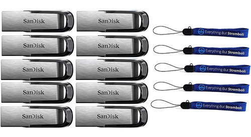 Sandisk Ultra Flair Usb (paquete De 10) Unidad Flash 3.0 De