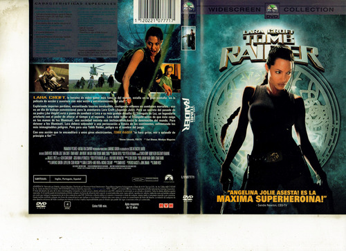 Lara Croft Tomb Raider (2001) - Dvd Original - Mcbmi