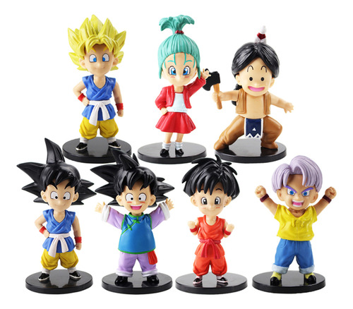 7 Figuras De Acción De Pvc De Dragon Ball, Modelos Coleccion