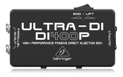 Caja Directa Behringer Ultra Di400p Pasiva 