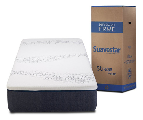 Colchon Suavestar Stress Free Relax 80 X 190 Espuma 30 Kg