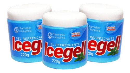 Icegell , Gel Refrescante Con Aceite De Copaiba. Pote 220gr.