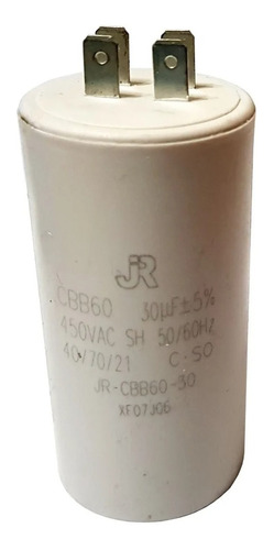 Capacitor De Marcha Para Aire Acondicionado 30 Mf 450v