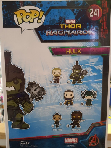Funko Pop Hulk Ragnarok 10 Pulgadas Exclusivo (Usado)