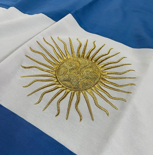 Imagen 1 de 9 de ** Bandera Argentina De Ceremonia Reglamentaria * 90x140cm *