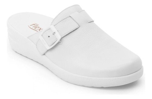 Zapato Blanco Mule Flexi Mujer 108605