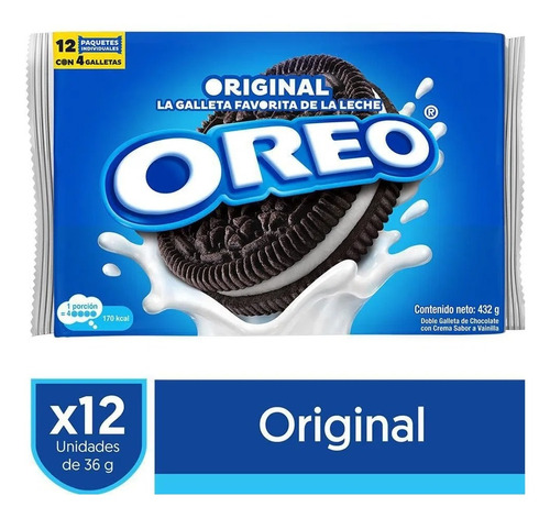 Galletas Oreo Paquete X 12 - Kg a $32