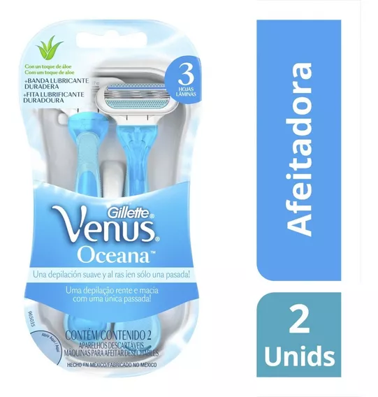 Gillette Venus Oceana X 2 Un Maquinas De Afeitar