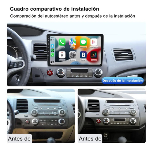 Estéreo Auto Pantalla Táctil Pulgadas Multimedia Android 9 Pulgadas